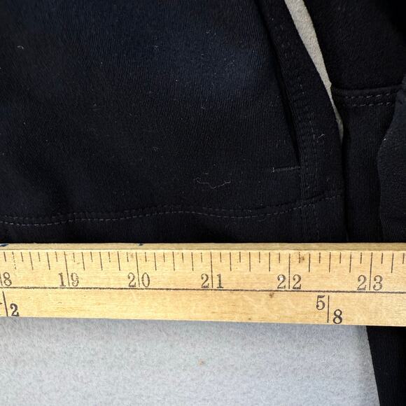 Y/osemite James Perse Performance Pullover Womens 3 (L) Black Half Zip Crop - Picture 11 of 11